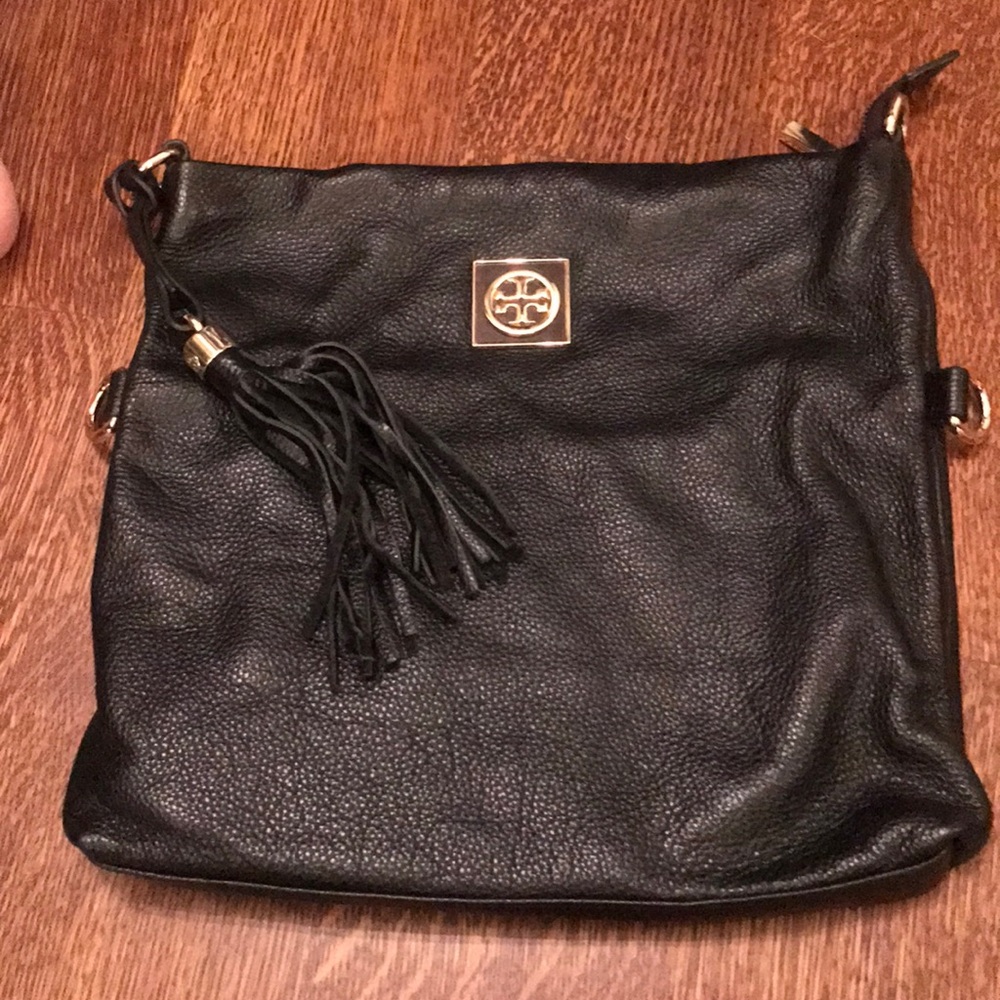 Tory Burch leather clutch